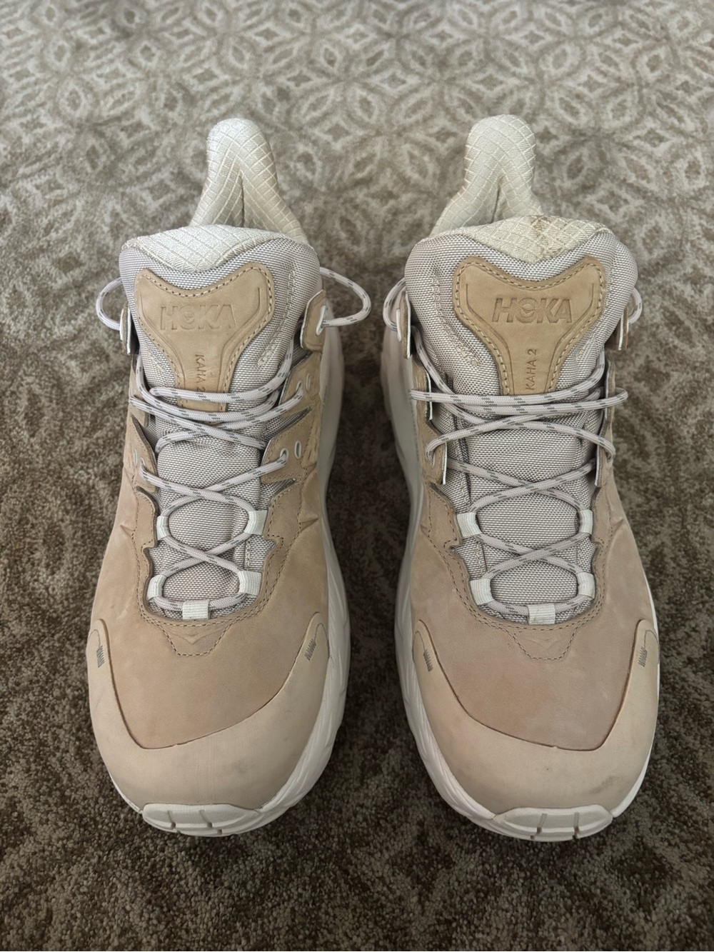 Hoka One One Kaha 2 low GTX gore-Tex oak beige hiking shoe - Picture 9 of 11